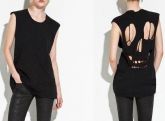 Blusa Recortes Caveirinha