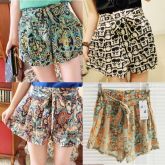 Short Estampado Chiffon